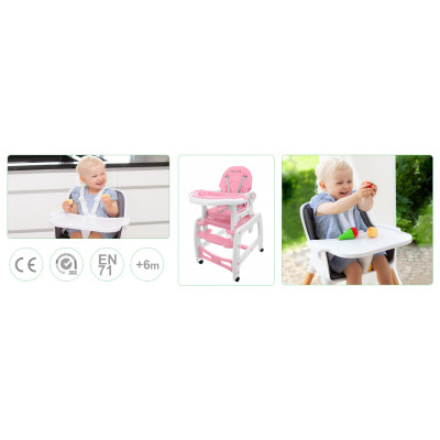 Fotelik bujany do karmienia 3w1 Ecotoys