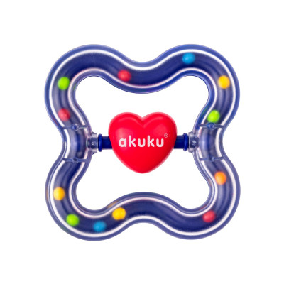 AKUKU A0463 Grzechotka z serduszkiem