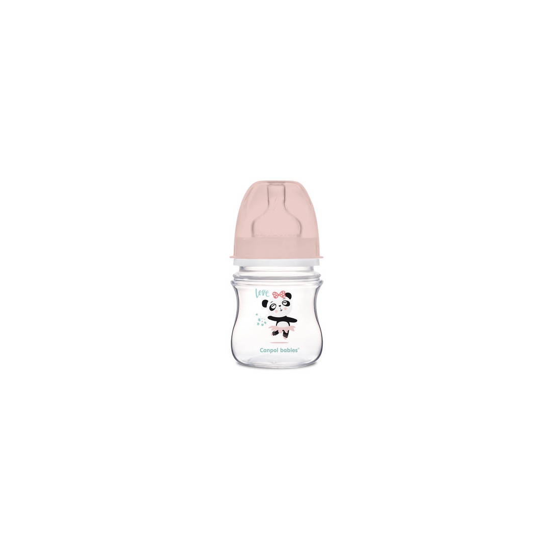 Butelka szerokootworowa antykolkowa CANPOL 35/220 EasyStart Exotic 120ml różowa