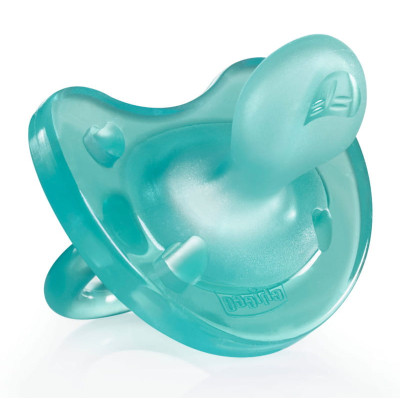 CHICCO 00002711210000 Smoczek PHYSIO SOFT silikon 0-6m+ 1 szt blue