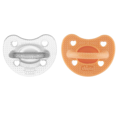 CHICCO 00073033310000 Smoczek PHYSIOFORMA LUXE 6-16M pamarańczowy 2szt.