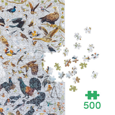 CzuCzu 7093570 Puzzle Ptaki 9+ 500el.