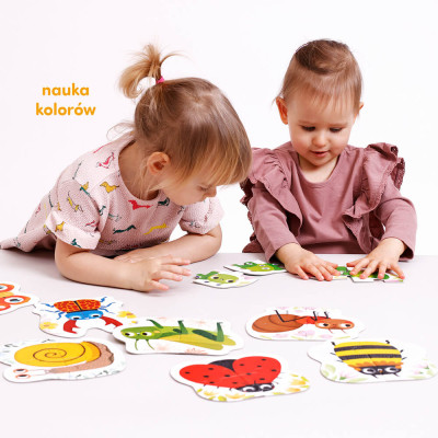 CzuCzu 7099706 Puzzle Robaczki czworaczki