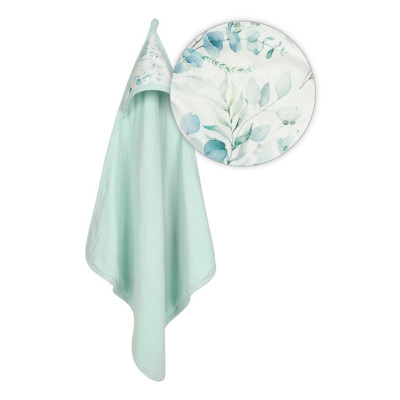 MATEX Okrycie kąpielowe MUSLIN DESIGN 85x85 cm TB0443_05 j.zielony
