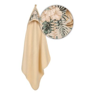MATEX Okrycie kąpielowe MUSLIN DESIGN 80x85 cm TB0443_04beżowy
