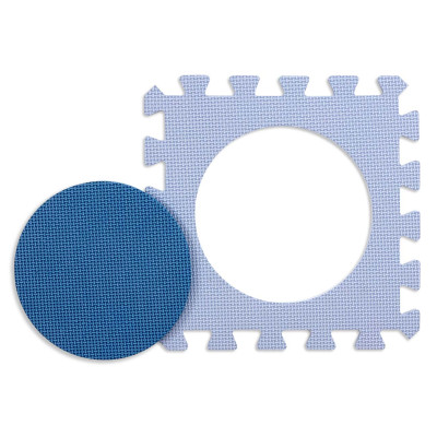 MILLY MALLY 5618 Mata piankowa puzzle Jolly 4x4 Shapes - blue