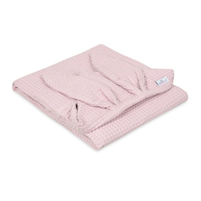 MATEX Okrycie kąpielowe wafel PRESTIGE BUNNY 70x140 TB0456_10 różowy
