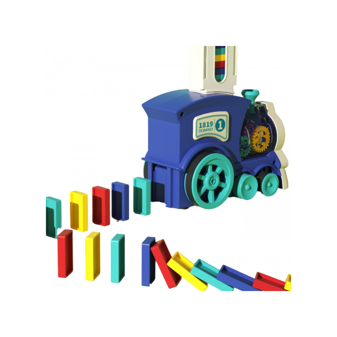 WOOPIE 50315 Elektryczna Ciuchcia Lokomotywa Domino