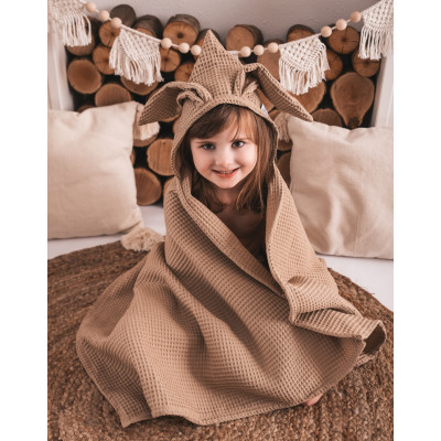 MATEX Okrycie kąpielowe wafel PRESTIGE BUNNY 70x140 TB0456_17 c. beż
