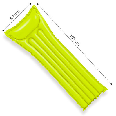 Dmuchany materac do pływania 183x69 cm - zielony 59703 INTEX