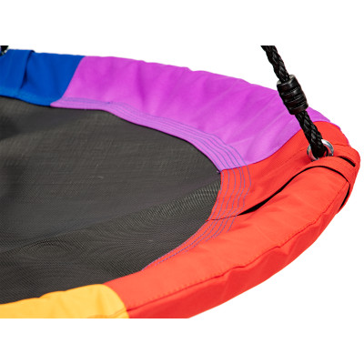 Huśtawka ogrodowa bocianie gniazdo 100cm ECOTOYS wielokolorowa