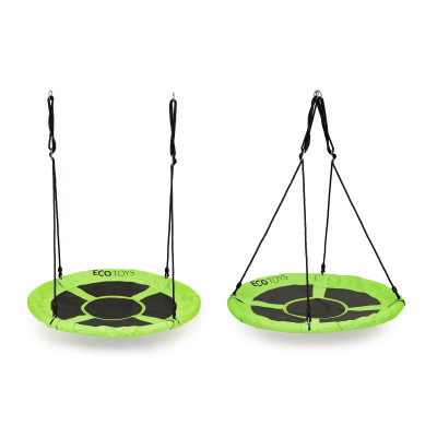 Huśtawka ogrodowa bocianie gniazdo 100cm ECOTOYS zielona