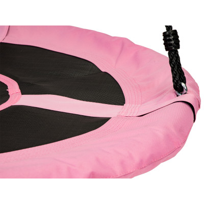 Huśtawka ogrodowa bocianie gniazdo 100cm ECOTOYS różowa