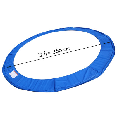 Niebieska osłona sprężyn do trampoliny 366 - 374cm 12ft