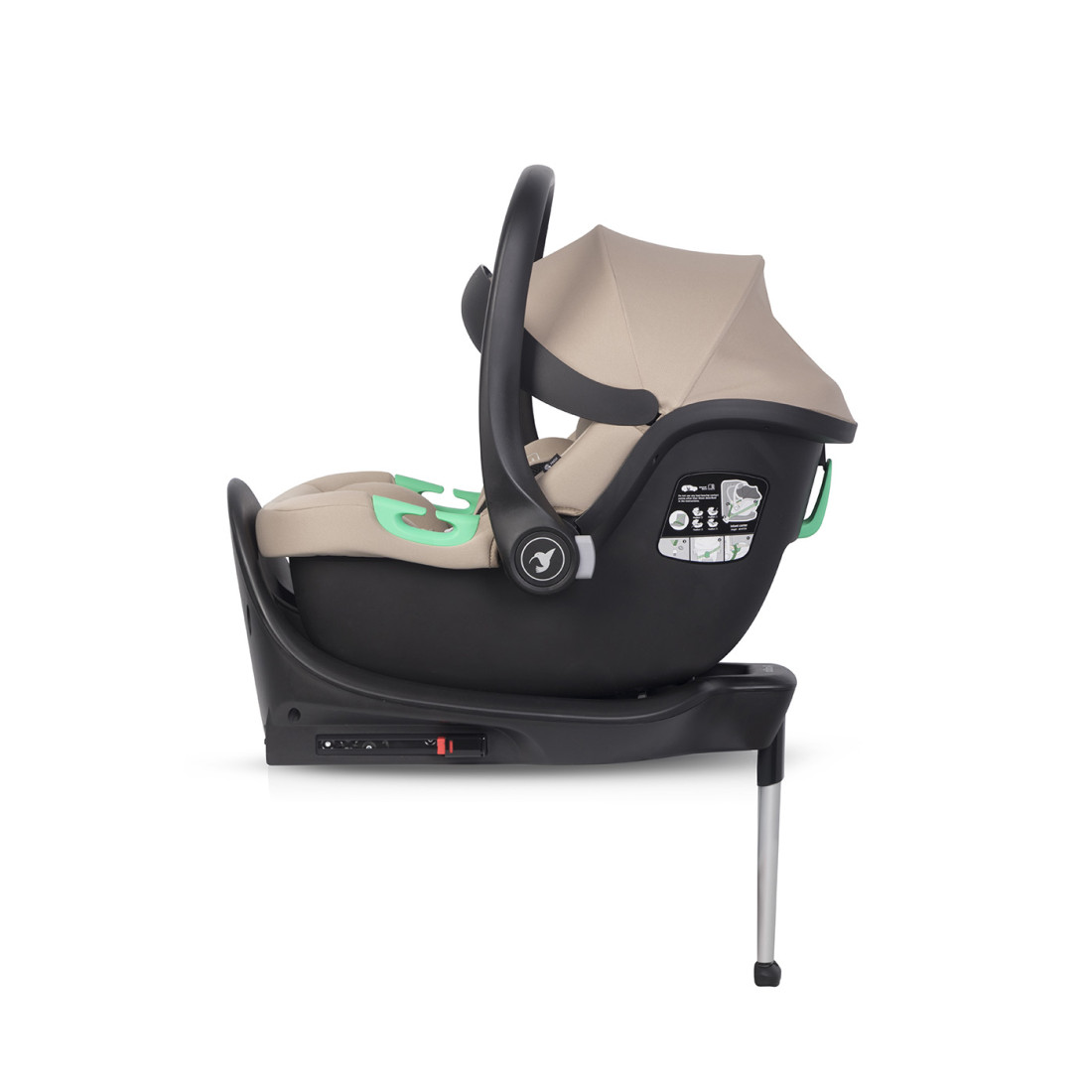 FOTELIK SAMOCHODOWY NOSIDŁO 0-13 KG COLIBRO PETIT PRO CAMEL I-SIZE + BAZA ISOFIX