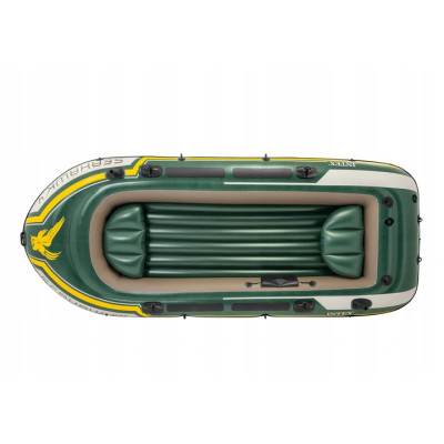 Ponton dla 4 osoób SEAHAWK 4 wiosła pompka INTEX 68351