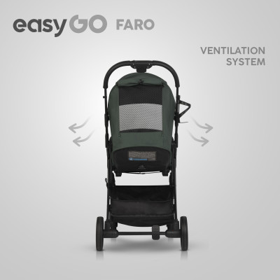 EASY GO Wózek dziecięcy FARO SAGE GREEN EASY GO Wózek dziecięcy FARO SAGE GREEN