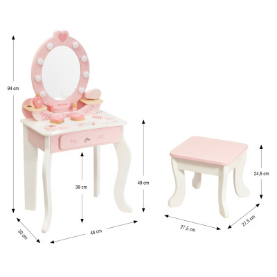 MILLY MALLY 6627 Toaletka Elly Pink
