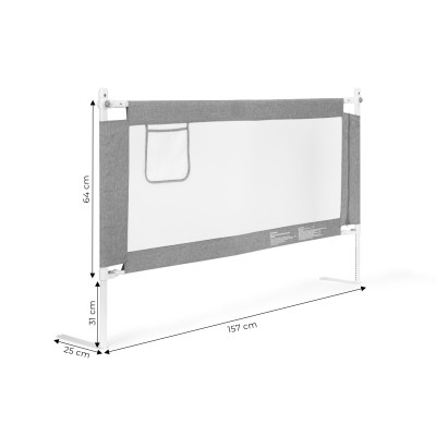 Barierka ochronna na łóżko 160 cm osłona zabezpieczenie dla dzieci ECOTOYS