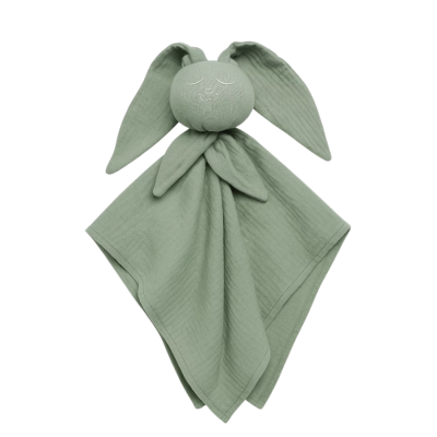 BABY 01084 Pielucha muślinowa Hug Me Bunny mięta