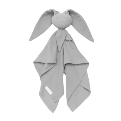 BABY 01081 Pielucha muślinowa Hug Me Bunny szary